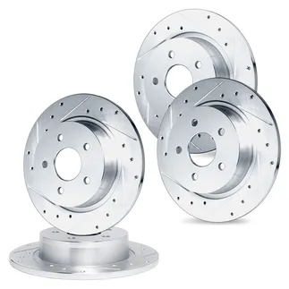 R1 Concepts WGPN2-63039 Brake Rotor- D/S - Silver
